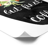 Kaffeeschilder für die Küche, aber erstes Kaffeeze Poster (Ecke)