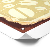 Kaffeeschilder und Etikettenkollektion. Retro und  Poster (Ecke)