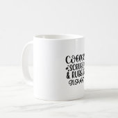 Kaffeeschirbe und Gummihandschuhe Kaffeetasse (Vorderseite Links)
