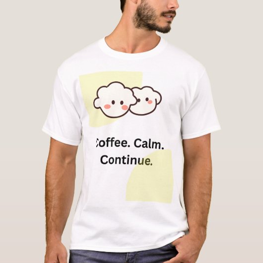 Kaffeeschnecke süßes T-Shirt (Vorderseite)