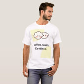Kaffeeschnecke süßes T-Shirt (Vorne ganz)