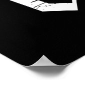 Kaffeeschokolade und Kaffee Poster (Ecke)