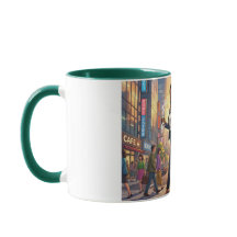 Kaffeeschöne Superfrau Kaffeetasse