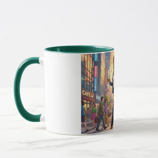 Kaffeeschöne Superfrau Kaffeetasse (Links)