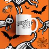 Kaffeeschrei und Zucker-Tasse Jumbo-Tasse