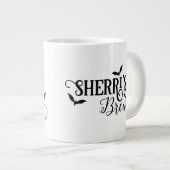 Kaffeeschrei und Zucker-Tasse Jumbo-Tasse (Vorderseite Rechts)