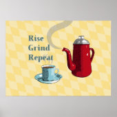 Kaffeeschrift im Mittelalter Poster (Vorne)