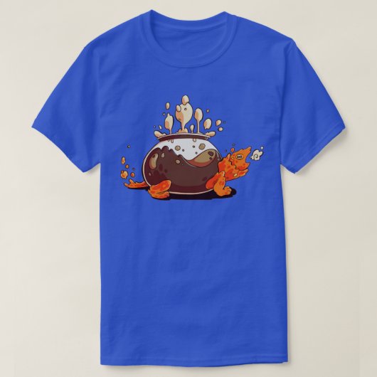 Kaffeeschröte T-Shirt (Design vorne)