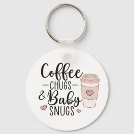 Kaffeeschuhe und Baby Snugs, NICU Nurse L&D Nurse Schlüsselanhänger