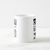 Kaffeeschüttelnde lustige Tasse (Mittel)