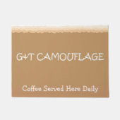 Kaffeeschutz Fußmatte (Vorderseite)