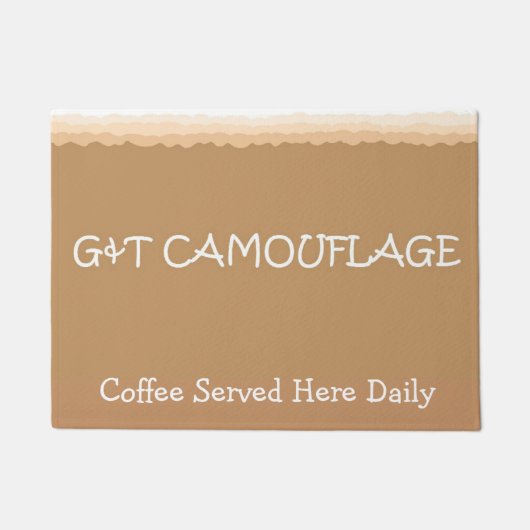 Kaffeeschutz Fußmatte (Vorderseite)