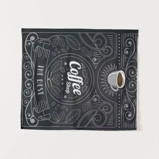 Kaffeeservice Blanket Wandteppich (Vorderseite (Horizontal))