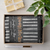 Kaffeeshop Bohnen Strickskripttypografie-Khalk Seidenpapier (Geschenk)