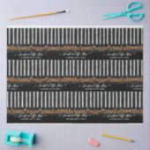 Kaffeeshop Bohnen Strickskripttypografie-Khalk Seidenpapier (Basteln)