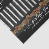 Kaffeeshop Bohnen Strickskripttypografie-Khalk Seidenpapier (Ausschnitt)