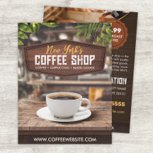 Kaffeeshop Café Flyer Vorlage