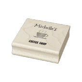 Kaffeeshop Hot-Cup-Silhouette Gummistempel (Stempel)