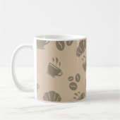 Kaffeeshop Stil Muster Kaffeetasse (Links)