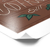 Kaffeesiegel Vector Art Print von My Sims 4 CC Fotodruck (Ecke)