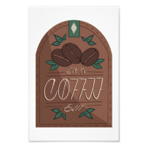 Kaffeesiegel Vector Art Print von My Sims 4 CC