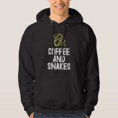 Kaffeesnakes Python Slithering T-Shirts Schlange (Vorderseite)