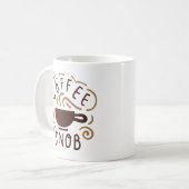 Kaffeesnob Kaffeetasse (Vorderseite Links)