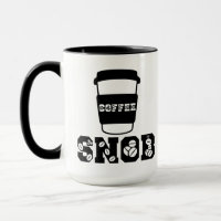Kaffeesnob lustiges Zitat für Kaffee-Mama