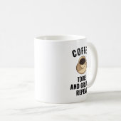 Kaffeesoftware Fett wiederholen | Funny Car Mechan Kaffeetasse (VorderseiteRechts)