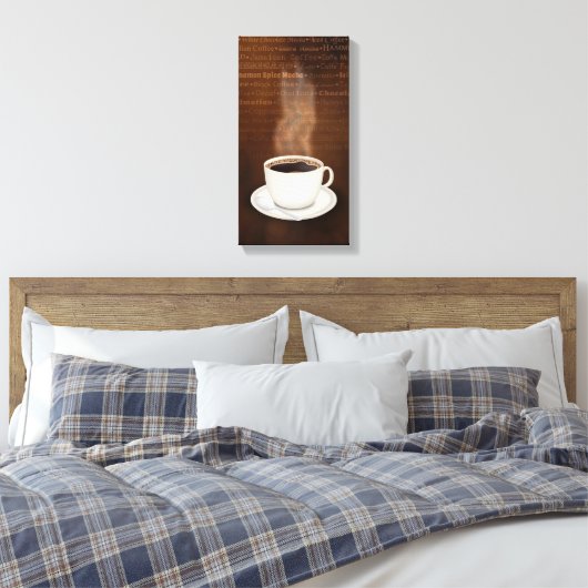 Kaffeesorten Leinwanddruck (Insitu (Schlafzimmer))