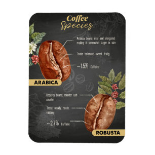 Kaffeesorten Magnet