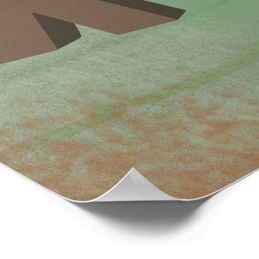 Kaffeespiele Spaß Time Retro Art Poster (Ecke)