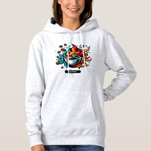 Kaffeespresso, Hoodie (Vorderseite)