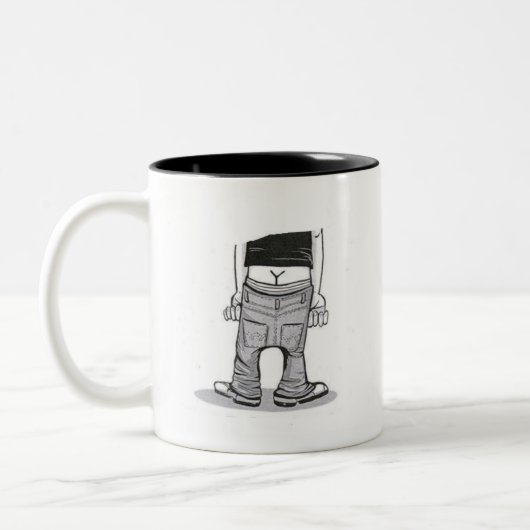 Kaffeesprung Zweifarbige Tasse (Links)