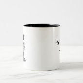 Kaffeesprung Zweifarbige Tasse (Mittel)