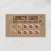 Kaffeestängen Treuekarte (Vorderseite)