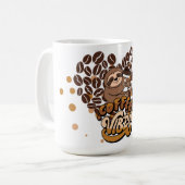 Kaffeestimmung Design Kaffeetasse (Vorderseite Links)
