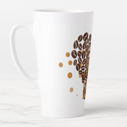 Kaffeestimmung Design Milchtasse (Links)