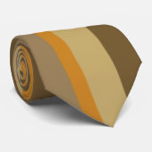 Kaffeestreifen Krawatte (Gerollt)