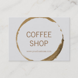 Kaffeestube - Kaffeefleck Visitenkarte