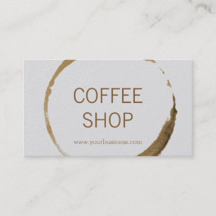 Kaffeestube - Kaffeefleck Visitenkarte