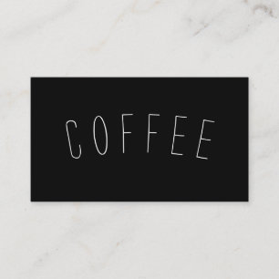 Kaffeestube-Loyalitäts-einfacher Treuekarte
