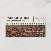 Kaffeestube-Loyalitäts-Visitenkarte Treuekarte (Vorderseite)