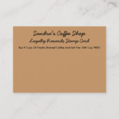 Kaffeestube Treuekarte (Rückseite)