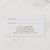 Kaffeestube - verweisen Sie einen Freund Empfehlungskarte (Rückseite)