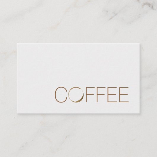 Kaffeestube Visitenkarte (Vorderseite)