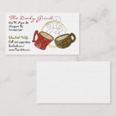 "Kaffeestube-" Visitenkarte (Vorne/Hinten)