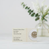 Kaffeestube-Visitenkarten Visitenkarte (Stehend Vorderseite)