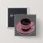 Kaffeestubeknöpfe Button (Vorne & Hinten)