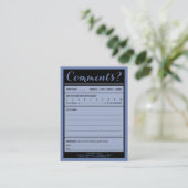 Kaffeestubekommentarkarte Visitenkarte (Stehend Vorderseite)